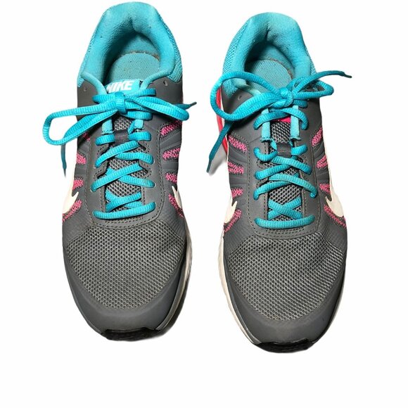 Nike Dart XII Sneakers Womens 9 Running Workout Shoe Blue Gray Pink Dart 12 - Picture 10 of 11